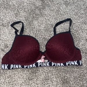 PINK cheetah print bra